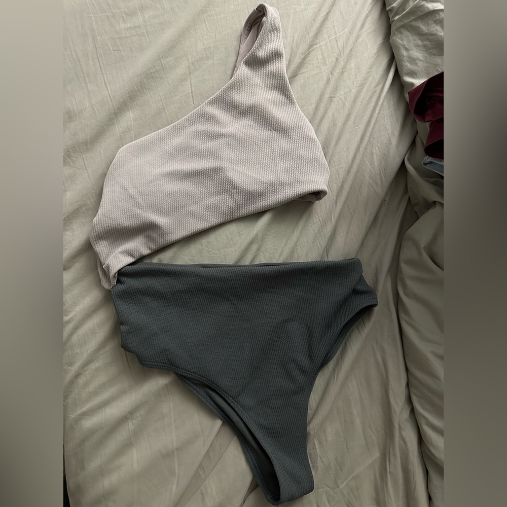 Cut out one piece bathing suit